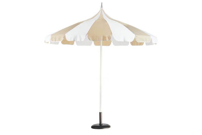 Balkongparasoll Beliani Minoa Beige Beige||White - Havemøbler - Solafskærmning - Parasoller - Balkonparasol