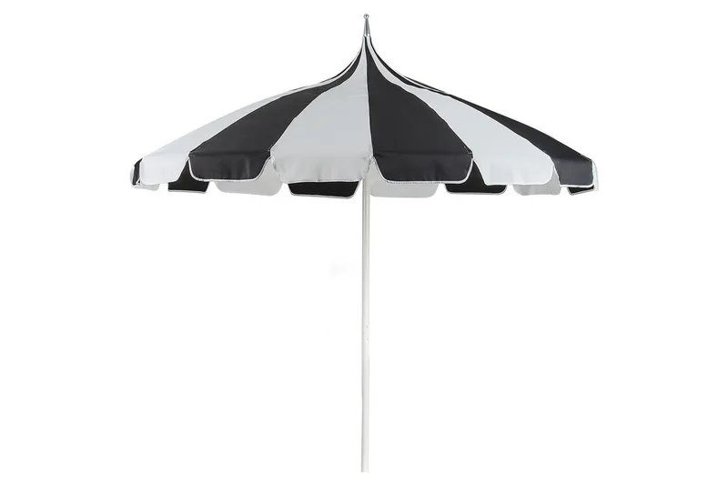 Balkongparasoll Beliani Minoa Beige Black||White, undefined