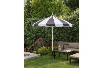 Balkongparasoll Beliani Minoa Beige Black||White - Havemøbler - Solafskærmning - Parasoller - Balkonparasol