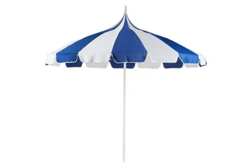 Balkongparasoll Beliani Minoa Beige blue||White