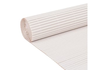 dobbeltsidet havehegn 90x400 cm hvid - Hvid - Havemøbler - Balkon - Sikkerhed & læhegn balkon - Altanafskærmning