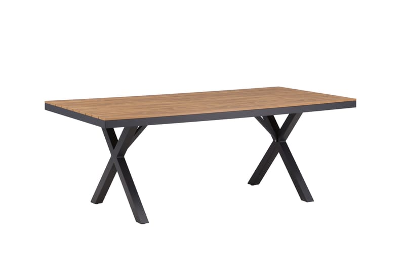 Garcia Spisebord 100x200 cm - Sort - Havemøbler - Havebord - Spisebord & havebord