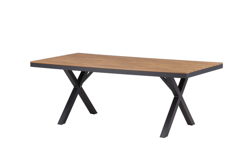 Garcia Spisebord 100x200 cm - Sort - Havemøbler - Havebord - Spisebord & havebord