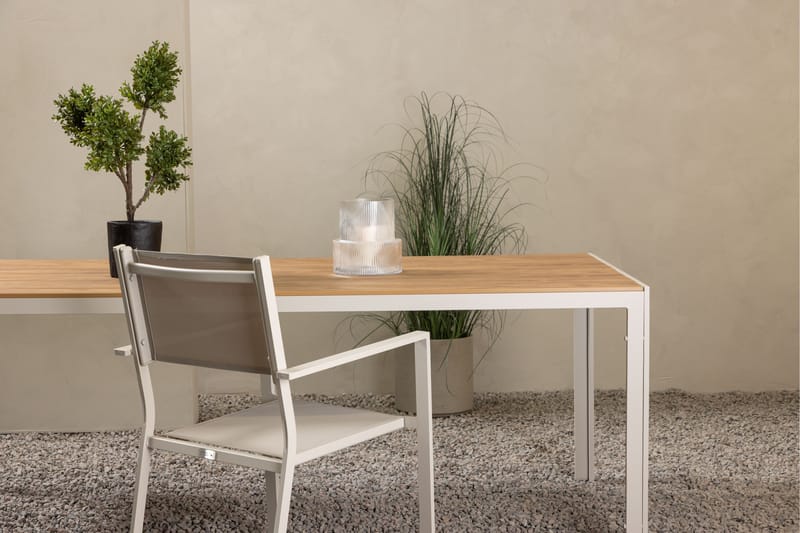 Break Spisebord 90x205 cm - Beige - Havemøbler - Havebord - Spisebord & havebord