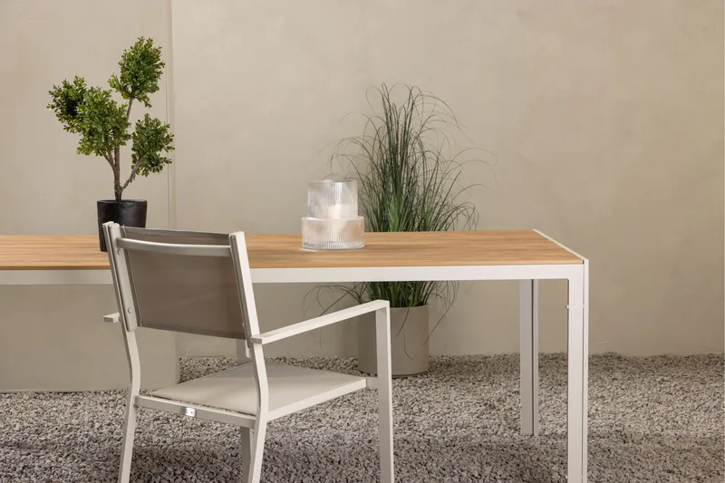 Break Spisebord 90x205 cm - Beige - Havemøbler - Havebord - Spisebord & havebord