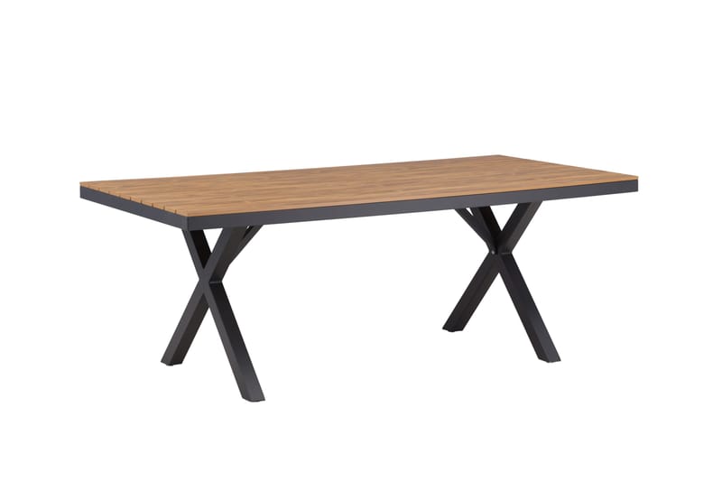 Garcia Spisebord 100x200 cm - Sort - Havemøbler - Havebord - Spisebord & havebord