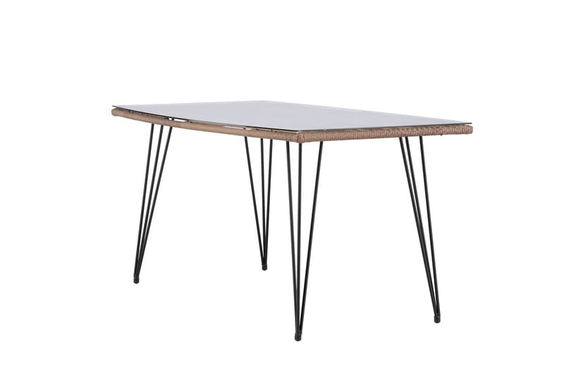 Viga Spisebord 90x160 cm Brun - Havemøbler - Havebord - Spisebord & havebord