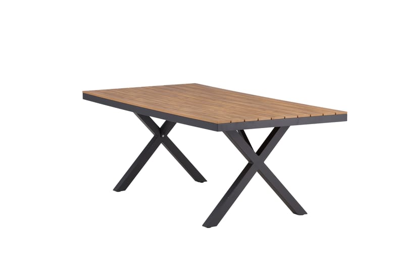 Garcia Spisebord 100x200 cm - Sort - Havemøbler - Havebord - Spisebord & havebord