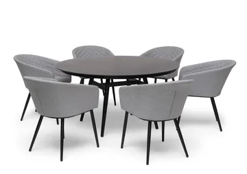 Hillerstorp Oxhult havebord Ø145 cm sort - Sort - Havemøbler - Havebord - Spisebord & havebord
