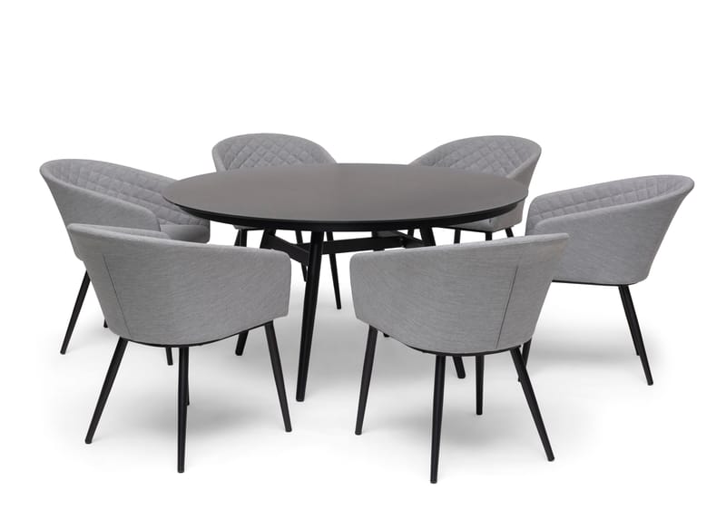 Hillerstorp Oxhult havebord Ø145 cm sort - Sort - Havemøbler - Havebord - Spisebord & havebord