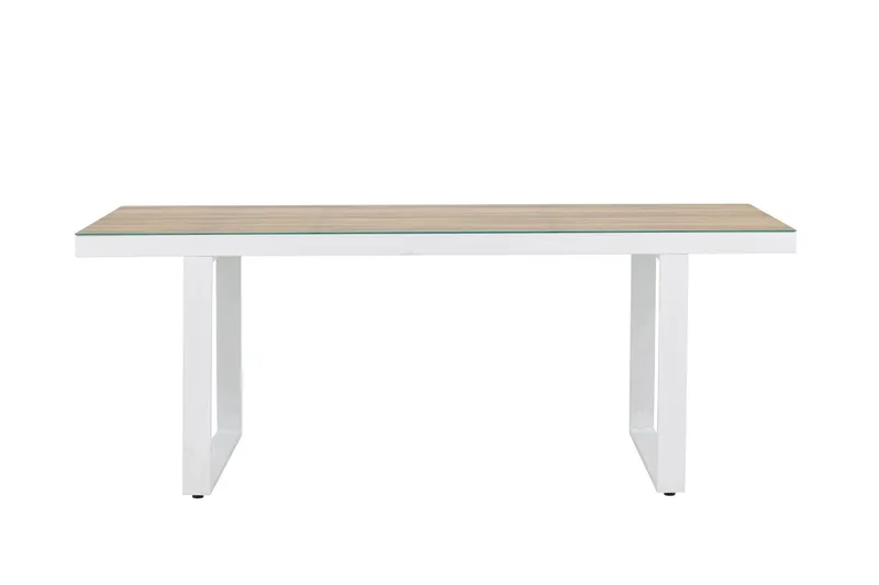 Merlo Spisebord 90x200 cm - Hvid - Havemøbler - Havebord - Spisebord & havebord