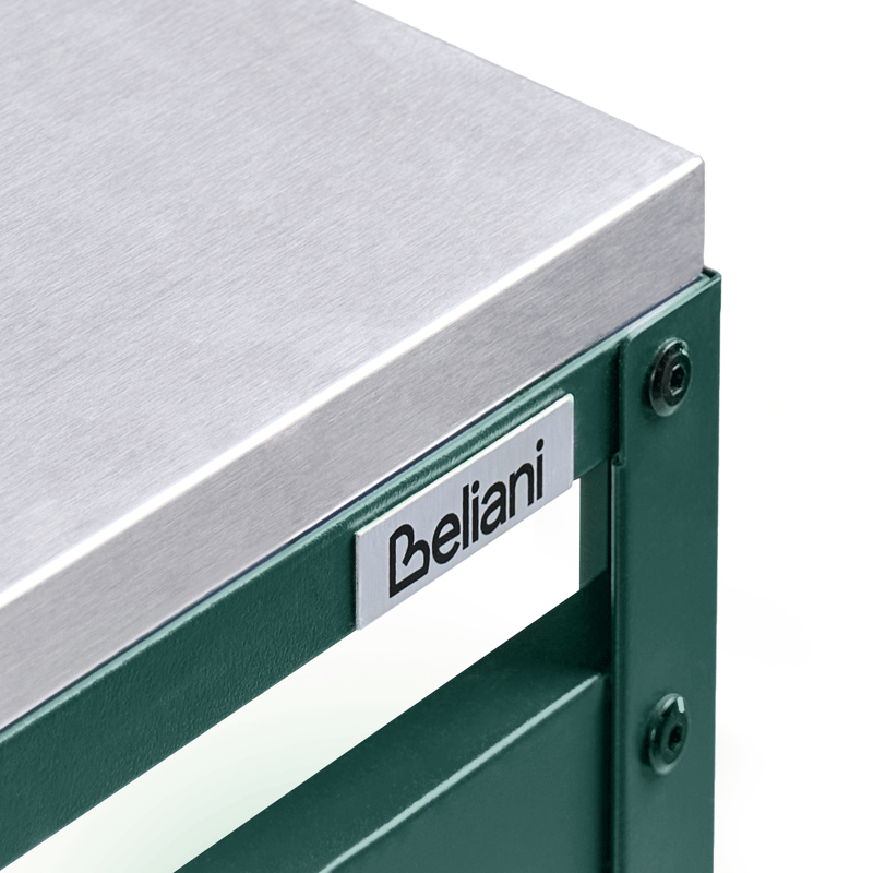 Barbord til udendørs brug Maenza 120 cm - grøn/sort - Havemøbler - Havebord - Barbord udendørs