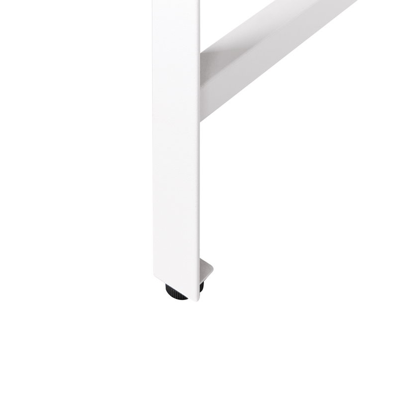 Barbord til udendørs brug Maenza 120 cm - hvid/sort - Havemøbler - Havebord - Barbord udendørs