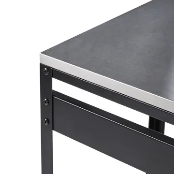 Barbord til udendørs brug Maenza Stål - sort/sølv - Havemøbler - Havebord - Barbord udendørs