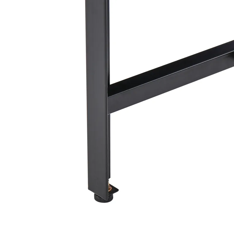 Barbord til udendørs brug Maenza Stål - sort/sølv - Havemøbler - Havebord - Barbord udendørs