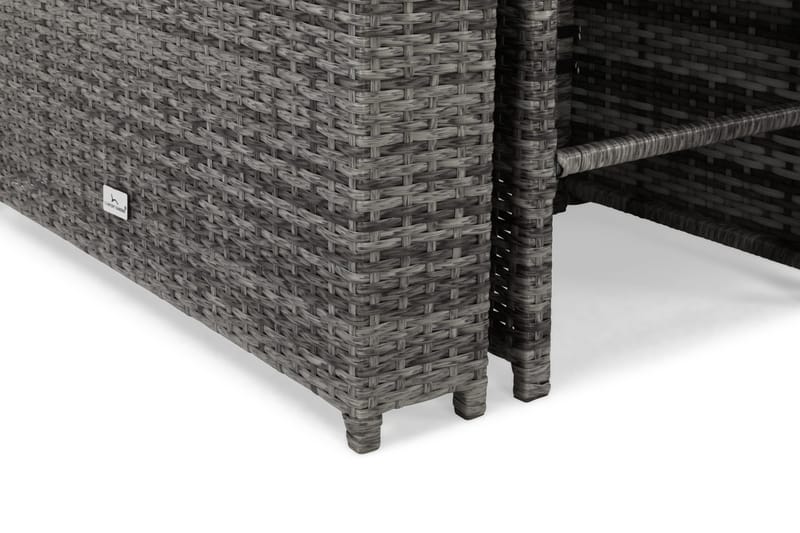 Bahamas Barsæt med 6 st Barstole - Grå - Havemøbler - Udendørsgruppe - Havesæt