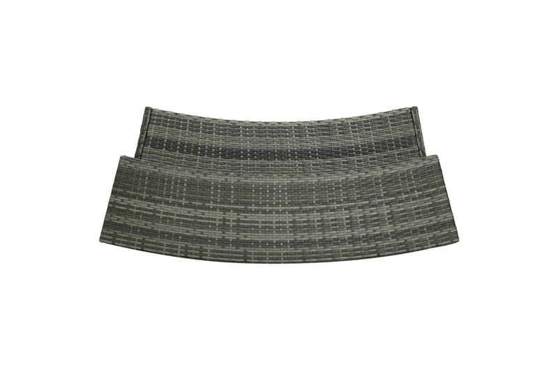 Barbord Til Haven 120x55x110 cm Polyrattan Grå - Grå - Havemøbler - Havebord - Barbord udendørs