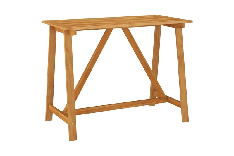 Barbord Til Haven 140x70x104 cm massivt Akacietræ - Brun - Havemøbler - Havebord - Barbord udendørs