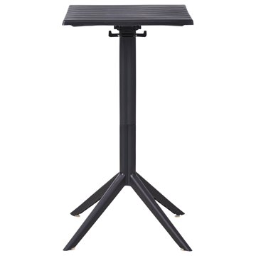 Barbord udendørs Lemnos 60 cm - sort - Havemøbler - Havebord - Barbord udendørs