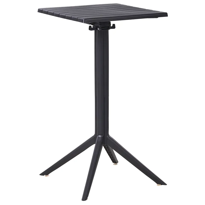 Barbord udendørs Lemnos 60 cm, sort