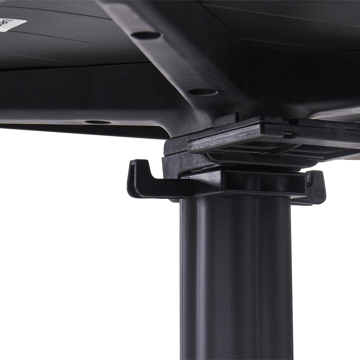 Barbord udendørs Lemnos 60 cm - sort - Havemøbler - Havebord - Barbord udendørs