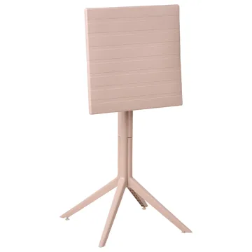 Barbord udendørs Lemnos 60x60 cm - beige - Havemøbler - Havebord - Barbord udendørs