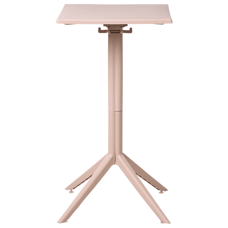 Barbord udendørs Lemnos 60x60 cm - beige - Havemøbler - Havebord - Barbord udendørs