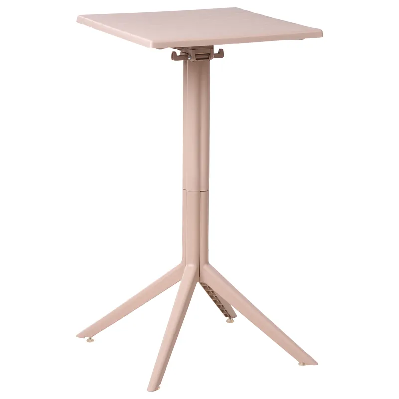 Barbord udendørs Lemnos 60x60 cm, beige