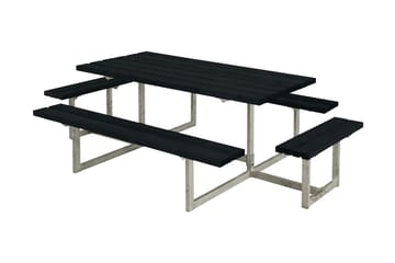 Basic bord- og bænkesæt komplet med 2 udbygninger