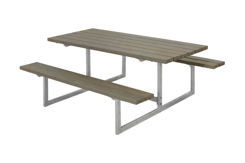 Basic bord- og bænkesæt - længde 177 cm - Picnicbord