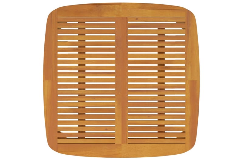 beBasic havebord 110x110x75 cm massivt akacietræ - Brun - Havemøbler - Havebord - Spisebord & havebord
