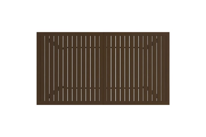 beBasic havebord 140x80x72 cm stål brun - Brun - Havemøbler - Havebord - Spisebord & havebord