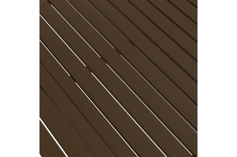 beBasic havebord 140x80x72 cm stål brun - Brun - Havemøbler - Havebord - Spisebord & havebord