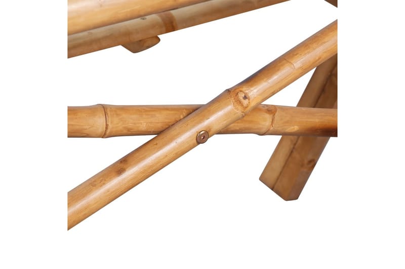 beBasic picnicbord 115x115x81 cm bambus - Brun - Havemøbler - Havebord - Picnicbord