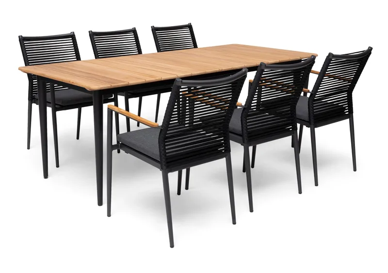 Bord Hillerstorp Lerdala 210 x 90 cm Natur - Brun - Havemøbler - Havebord - Spisebord & havebord