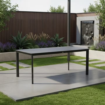 Bord HOME4YOU Beida 180x90x75 cm sort - Sort - Havemøbler - Havebord - Spisebord & havebord