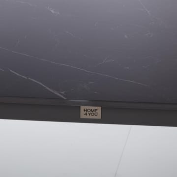 Bord HOME4YOU Beida 180x90x75 cm sort - Sort - Havemøbler - Havebord - Spisebord & havebord