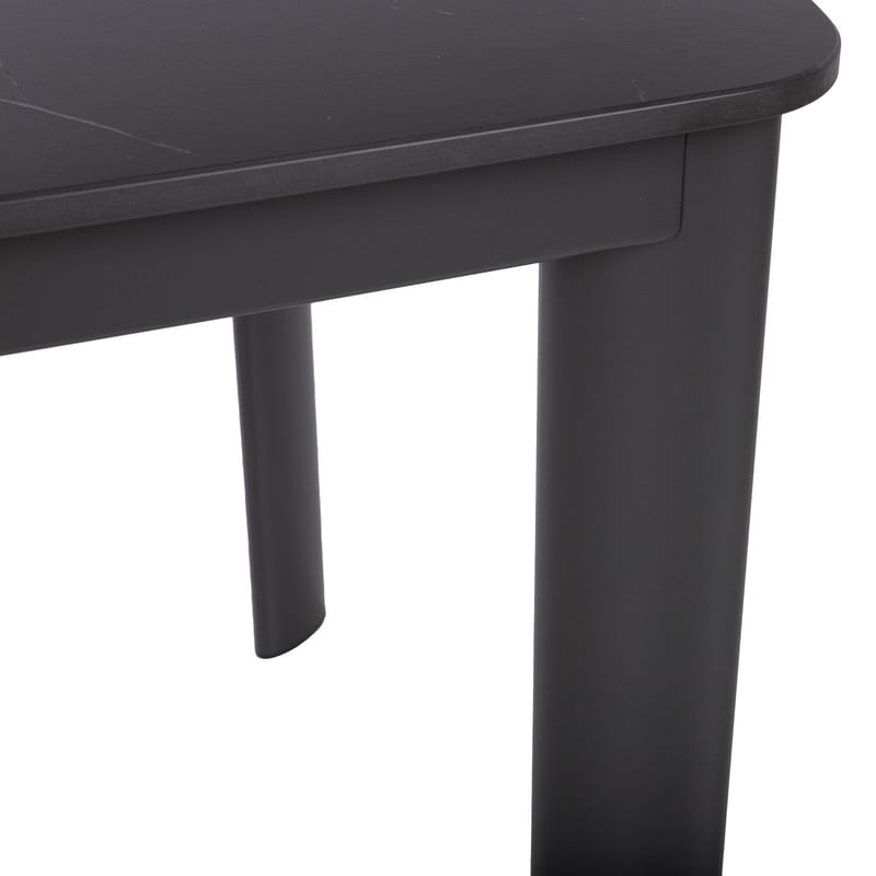 Bord HOME4YOU Beida 180x90x75 cm sort - Sort - Havemøbler - Havebord - Spisebord & havebord