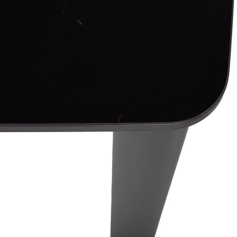 Bord HOME4YOU Beida 180x90x75 cm sort - Sort - Havemøbler - Havebord - Spisebord & havebord