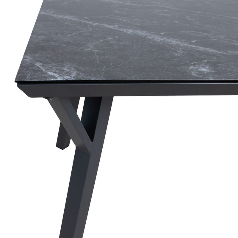 Bord HOME4YOU Casper 160x90H73 cm Grå - Grå - Havemøbler - Havebord - Spisebord & havebord