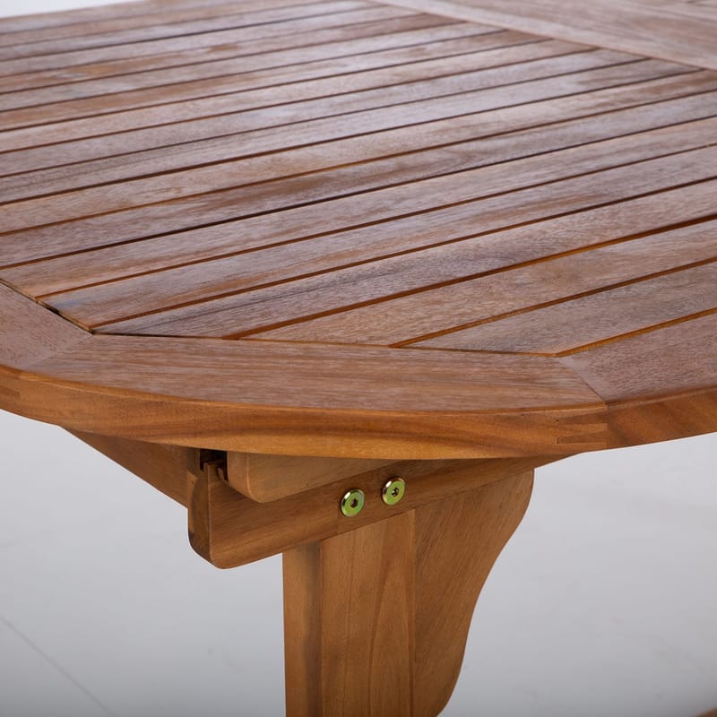 Bord HOME4YOU Fabiola 285/225/165x100x75 cm akacie - Akacie - Havemøbler - Havebord - Spisebord & havebord