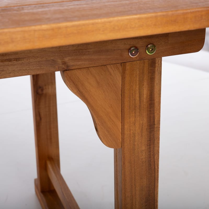 Bord HOME4YOU Fabiola 285/225/165x100x75 cm akacie - Akacie - Havemøbler - Havebord - Spisebord & havebord