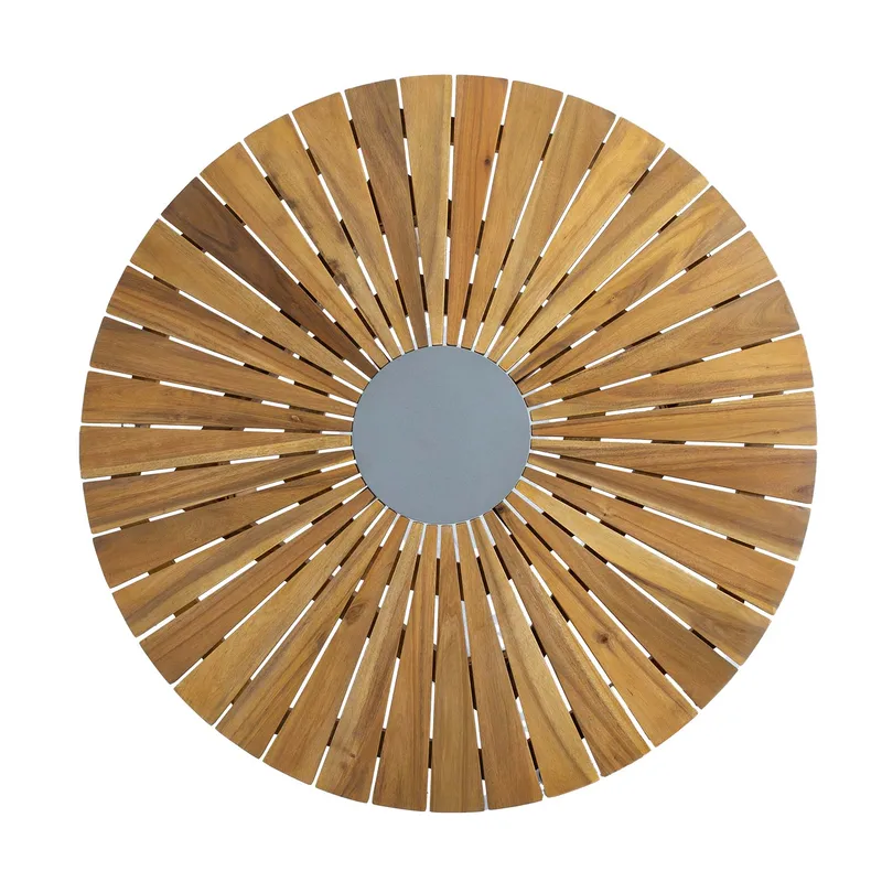 Bord HOME4YOU Florida D110x75 cm Akacie - Teakfarvet - Havemøbler - Havebord - Spisebord & havebord