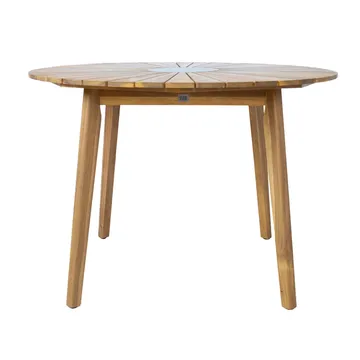 Bord HOME4YOU Florida D110x75 cm Akacie - Teakfarvet - Havemøbler - Havebord - Spisebord & havebord