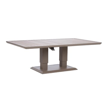 Bord HOME4YOU Marenda 150x90x2-75 cm gråbeige - gråbeige - Havemøbler - Havebord - Spisebord & havebord