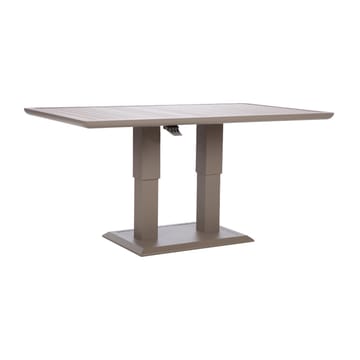Bord HOME4YOU Marenda 150x90x2-75 cm gråbeige - gråbeige - Havemøbler - Havebord - Spisebord & havebord