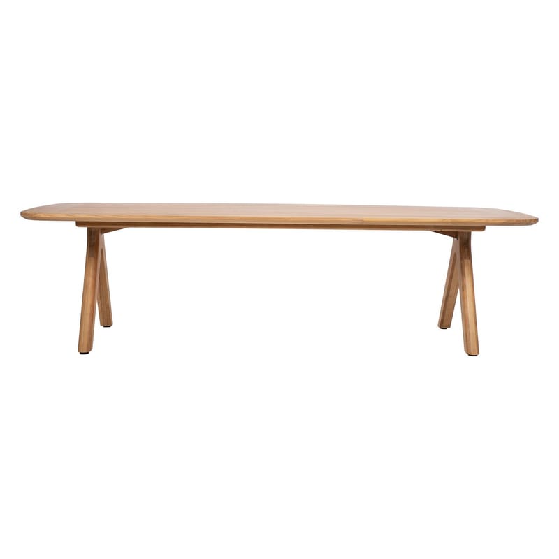 Bord HOME4YOU Roca 280x110x76 cm teak - Teak - Havemøbler - Havebord - Spisebord & havebord
