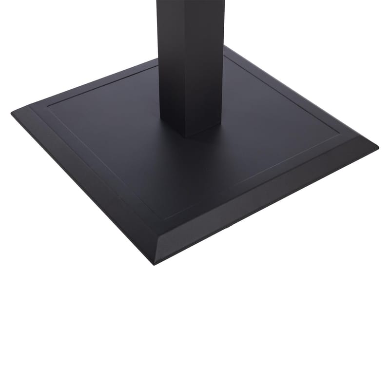 Bord HOME4YOU Tomson 85x85x52-75 cm Mørkegrå - mørkegrå - Havemøbler - Havebord - Spisebord & havebord