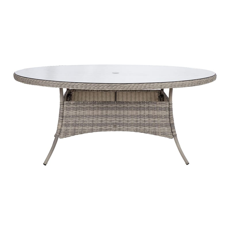 Bord HOME4YOU Trento 180x100x75 cm Lysegrå - Lysegrå - Havemøbler - Havebord - Spisebord & havebord