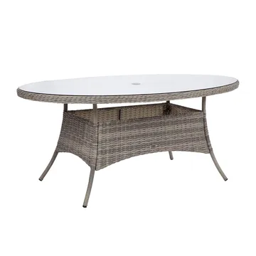 Bord HOME4YOU Trento 180x100x75 cm Lysegrå - Lysegrå - Havemøbler - Havebord - Spisebord & havebord